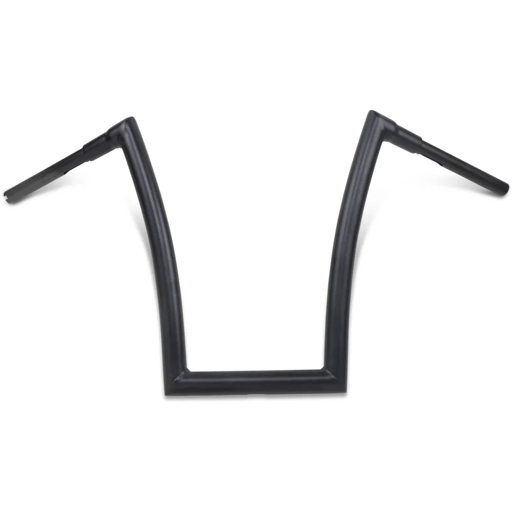 Flat Black 1-1/2" Strip Handlebar with 17" Rise