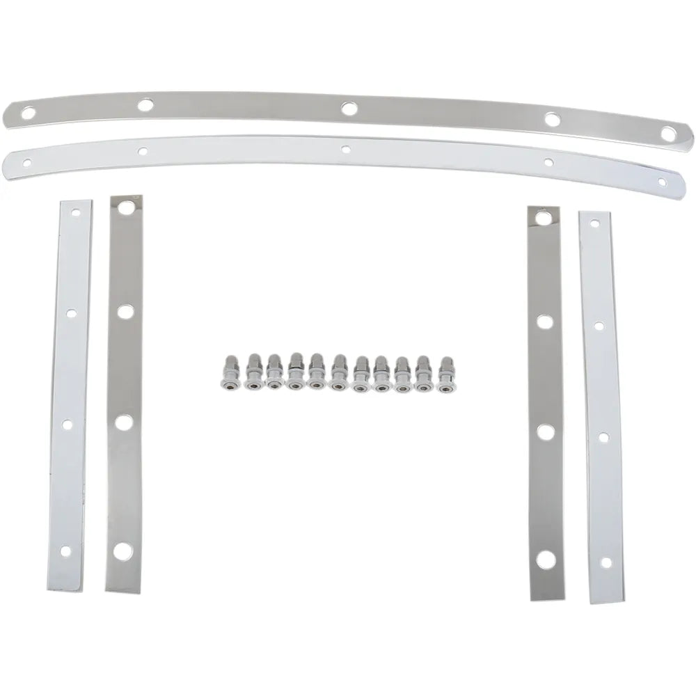 Fats Windshield Hardware Straps - Stainless Steel
