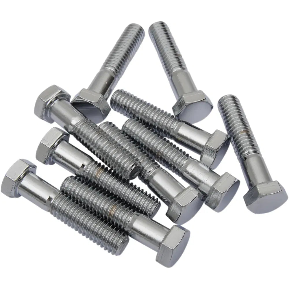 Tornillos de cabeza hexagonal 3/8"-16 x 1-1/2" Drag Specialties cromo