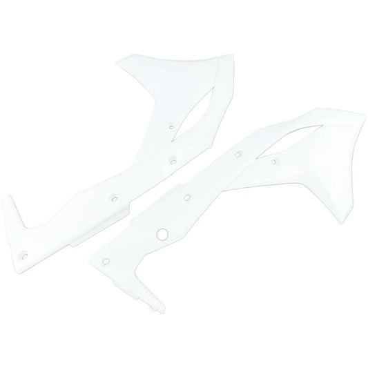 Radiator Shroud - White  - KX 250 F