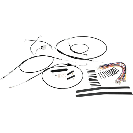 Kit de instalación de manillar XR - Kit de instalación de manillar XR - Colgadores Ape de 15"-17" - FLH '96-'06 - Negro