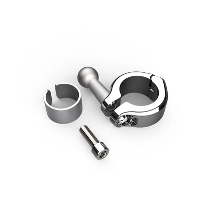 Drink Holder -  Handlebar Mount - Chrome/Black