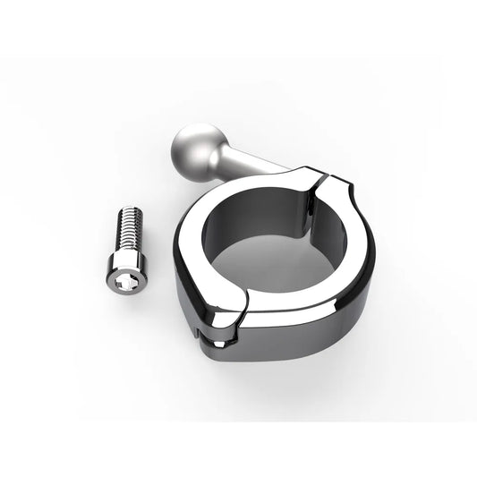 Drink Holder -  Handlebar Mount - Chrome/Black