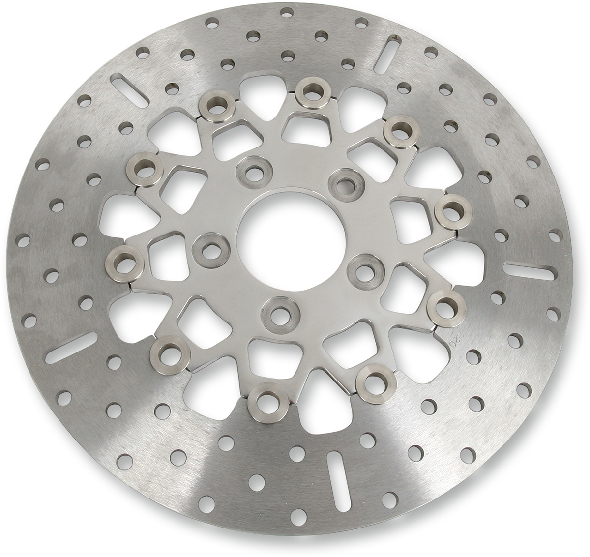 Rotor de freno trasero de acero inoxidable personalizado - Rotor de freno - Plata