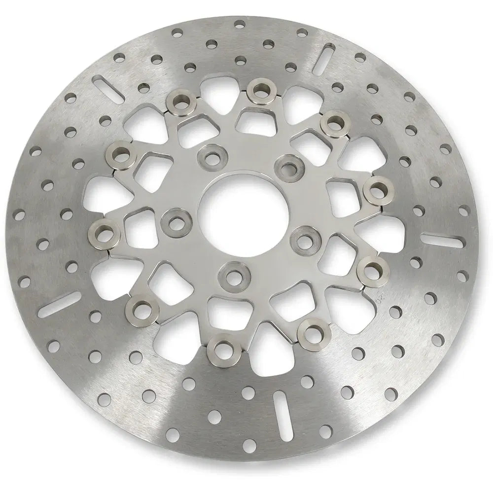Rotor de freno trasero de acero inoxidable personalizado - Rotor de freno - Plata