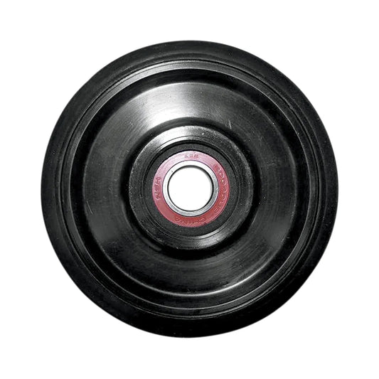 Idler Wheel with 6004-2RS Bearing - Black - 141 mm OD x 20 mm ID
