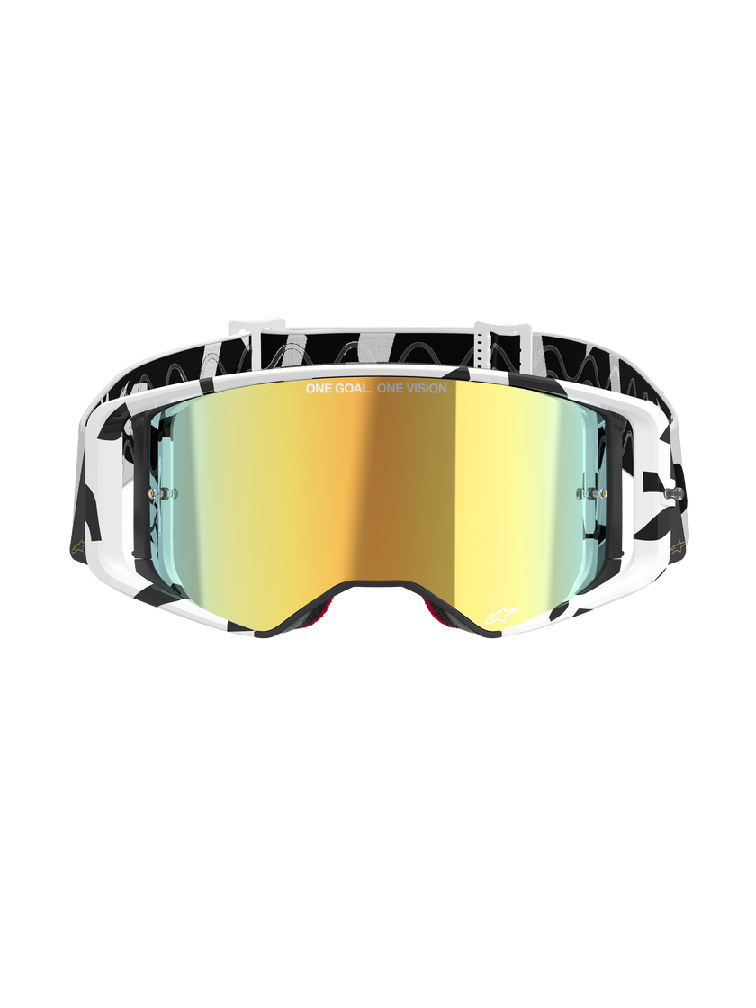 Goggles Supertech Corp Absolute Vision (Blanco/Espejo Dorado)