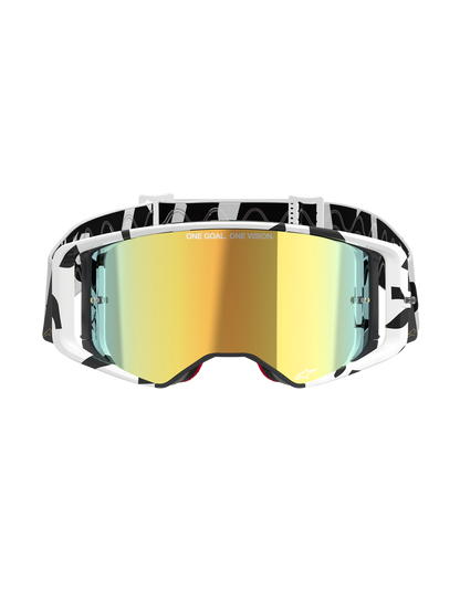 Goggles Supertech Corp Absolute Vision (Blanco/Espejo Dorado)