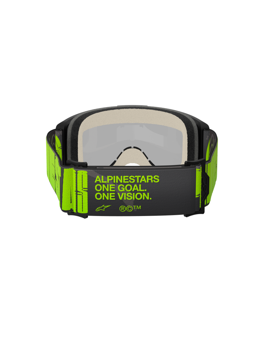 Goggles Vision 5 Hollow (Gris Carbón/Amarillo Fluo/Espejo Plateado)