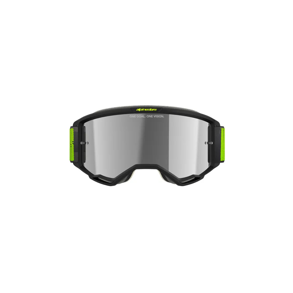 Goggles Vision 5 Hollow (Gris Carbón/Amarillo Fluo/Espejo Plateado)