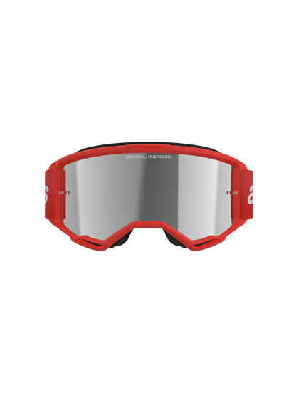 Goggles Vision 3 Wordmark (Rojo/Espejo Plateado)