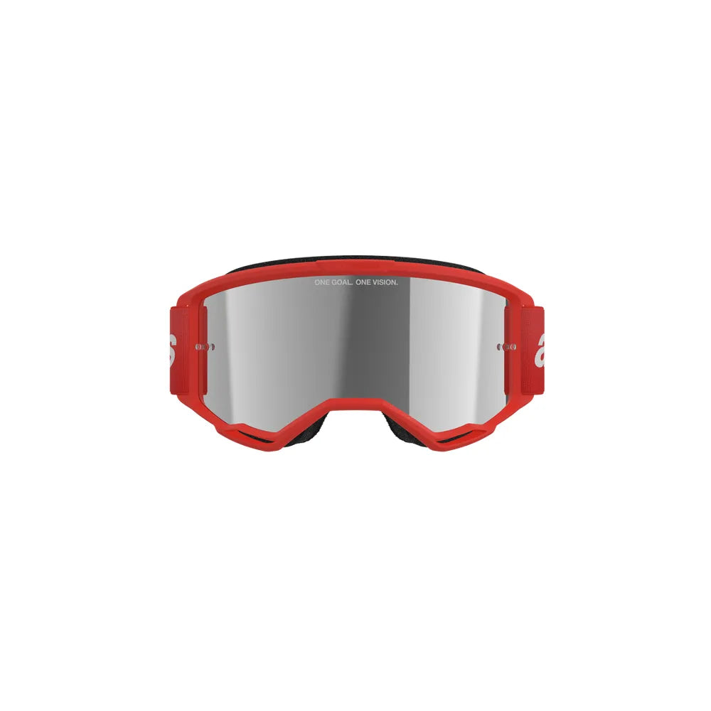 Goggles Vision 3 Wordmark (Rojo/Espejo Plateado)