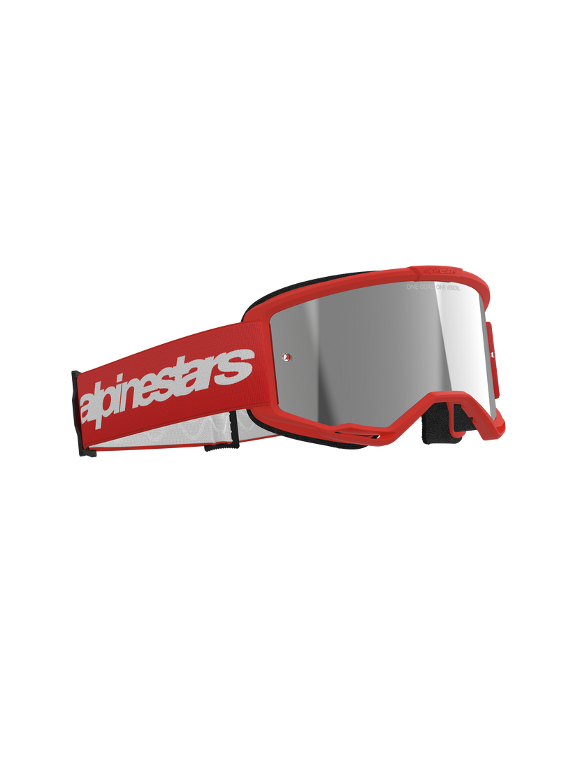 Goggles Vision 3 Wordmark (Rojo/Espejo Plateado)