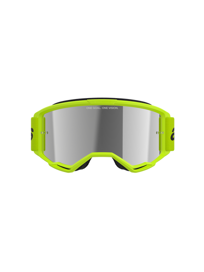 Goggles Vision 3 Wordmark (Amarillo/Espejo Plateado)