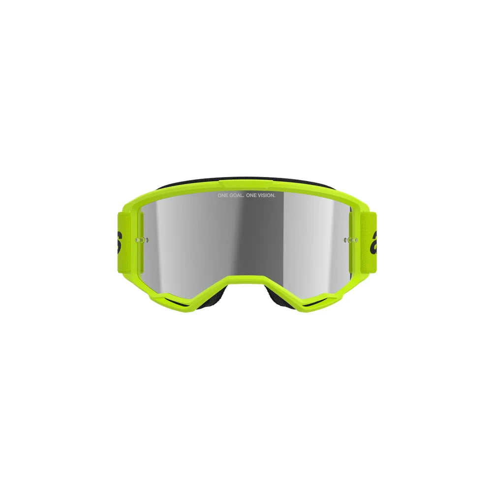 Goggles Vision 3 Wordmark (Amarillo/Espejo Plateado)