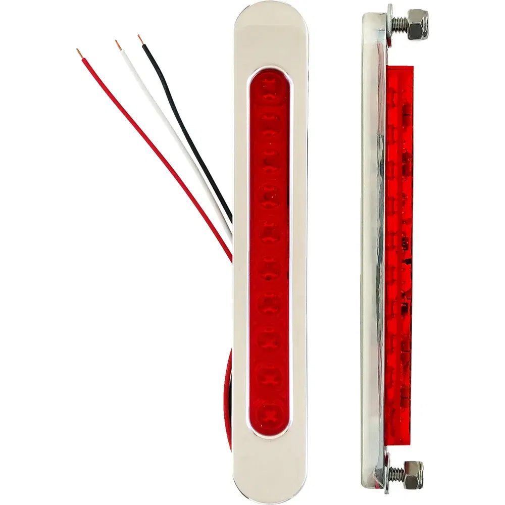 Luces LED para bolsa - Luz para bolsa - Lente roja - Cromo