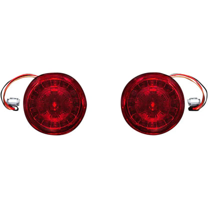 Señales de giro led rojas probeam® con lentes rojas