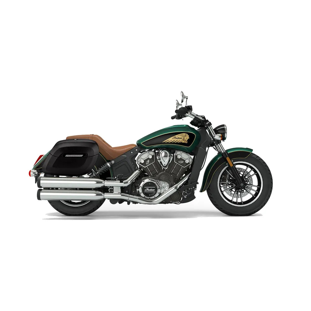 Alforjas Viking Lamellar Raven Extra Large para Indian Scout