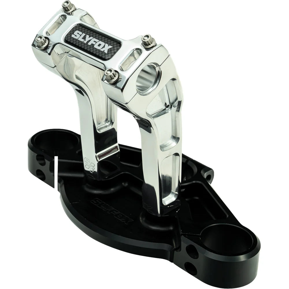 Kit SLYFOX Handlebar Riser Pullback 1-1/8" Clamping 6" Rise