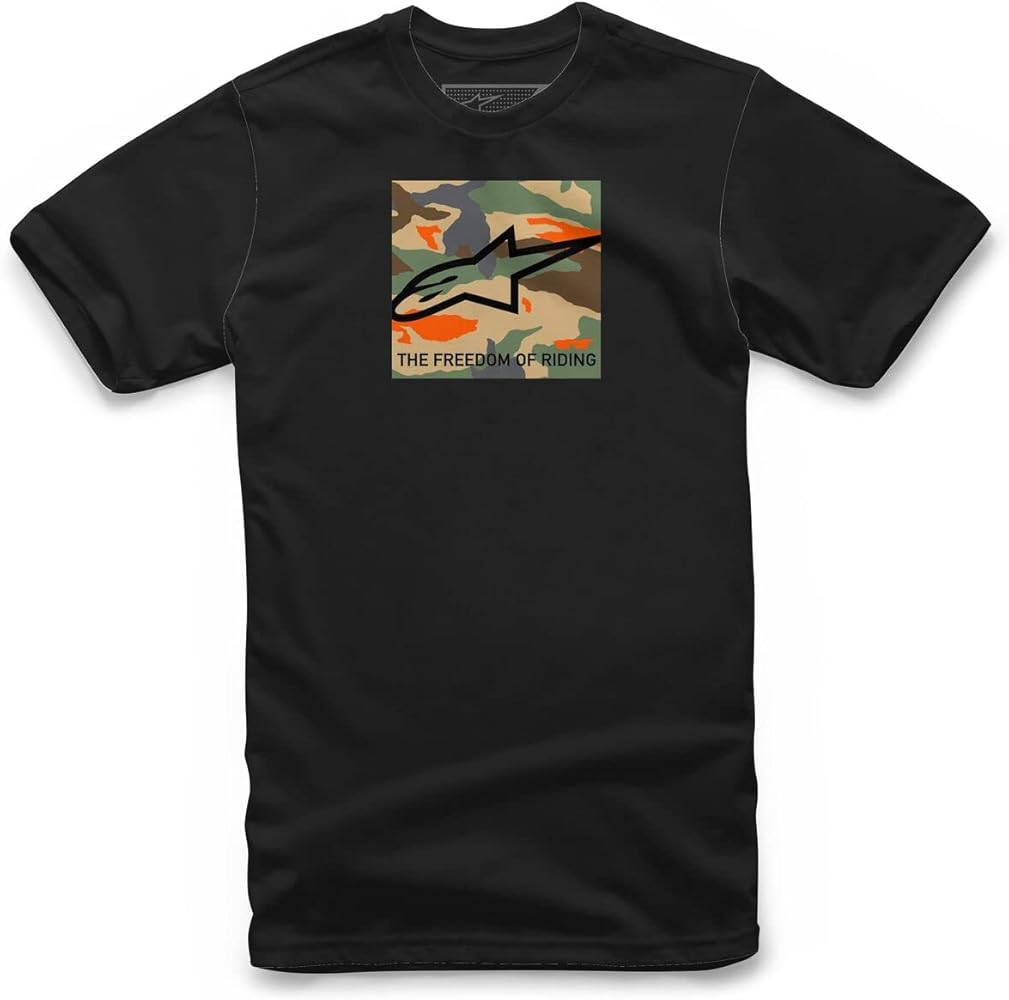 Playera Alpinestars Free Camo - Negro