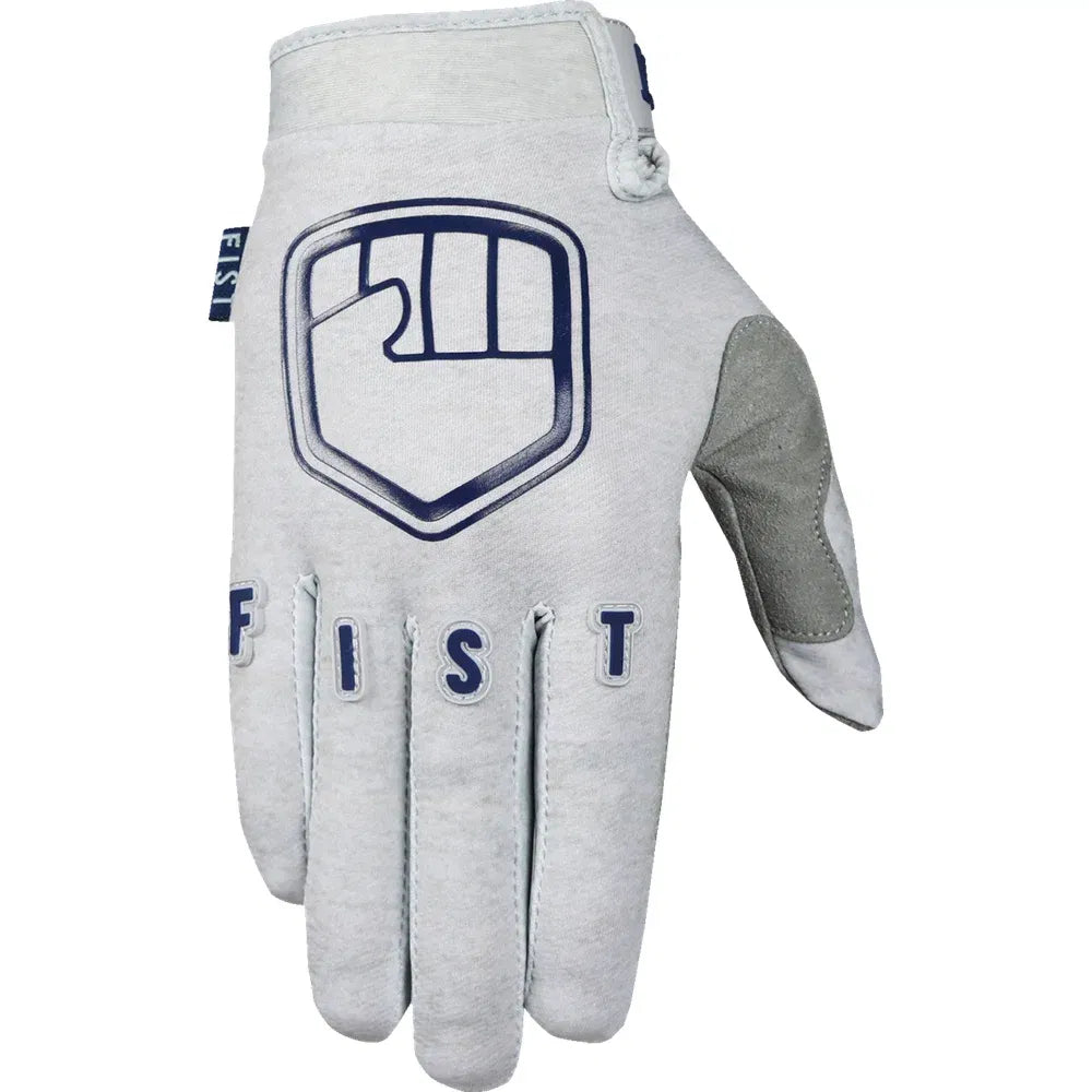 Guantes trackie grises con tiras