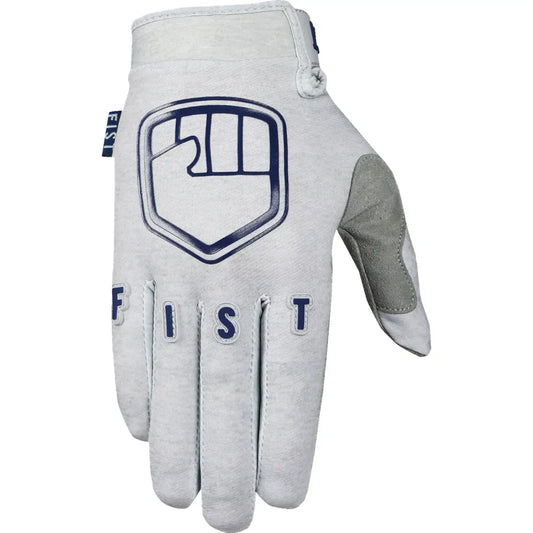 Guantes trackie grises con tiras