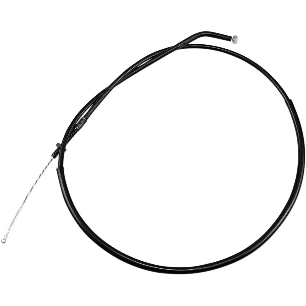 Clutch Cable - +12" - Honda - Black Vinyl