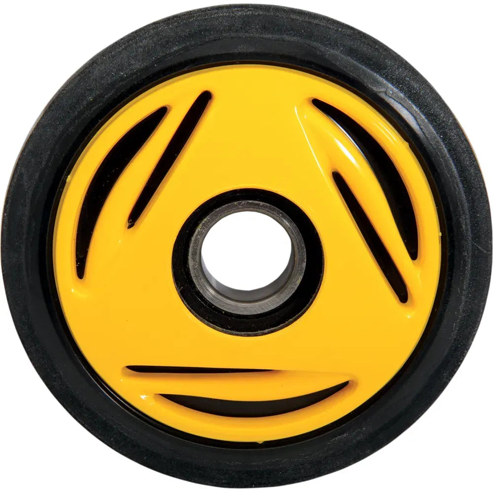 Idler Wheel with Bearing 6205-2RS - Yellow - Group 11 - 135 mm OD x 1" ID