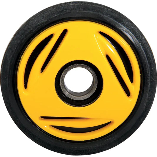 Idler Wheel with Bearing 6205-2RS - Yellow - Group 11 - 135 mm OD x 1" ID