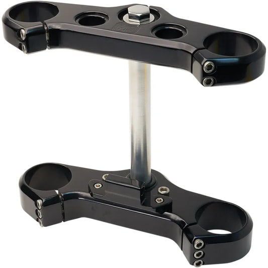 Elite Triple Trees - Black - 49 mm - '18-'20 FXFB