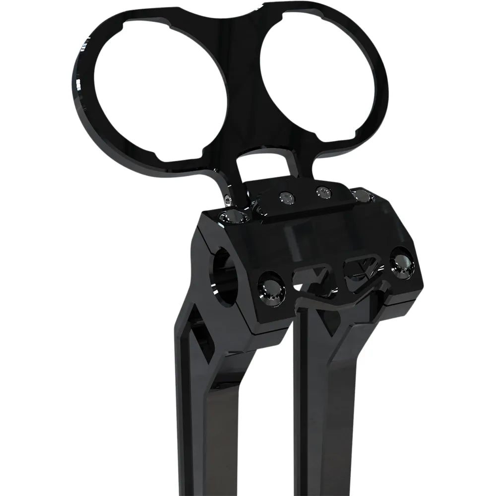 Gauge Mount - Dual - Black