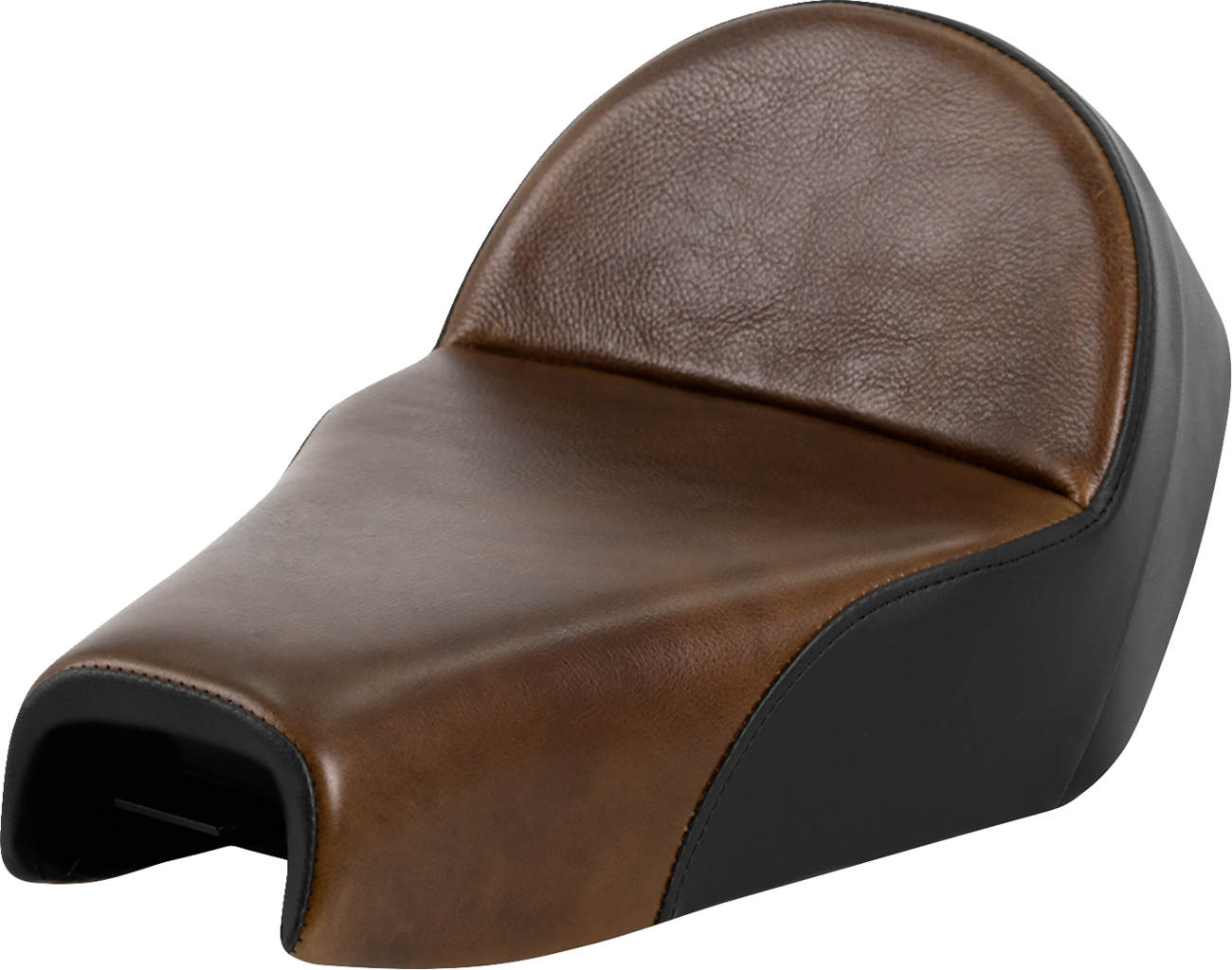 Asiento individual Lariat - Asiento individual Lariat - Cuero envejecido - Tanque de 4,5 galones - XL '04-'22