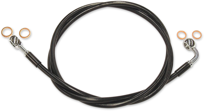 Kit de línea de freno delantero XR de acero inoxidable Extreme Response - Línea de freno - XR - EZ Align - Negro