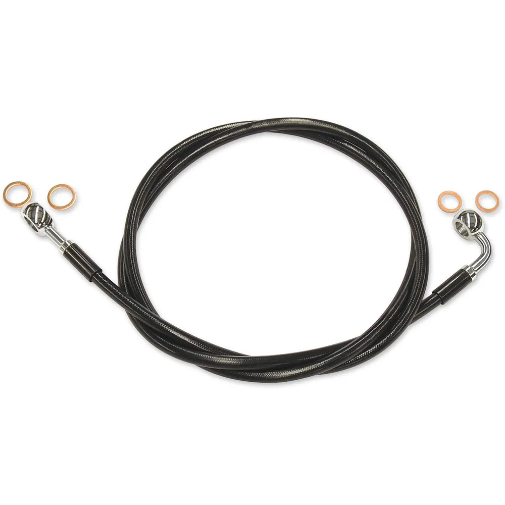 Kit de línea de freno delantero XR de acero inoxidable Extreme Response - Línea de freno - XR - EZ Align - Negro