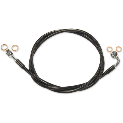 Kit de línea de freno delantero XR de acero inoxidable Extreme Response - Línea de freno - XR - EZ Align - Negro