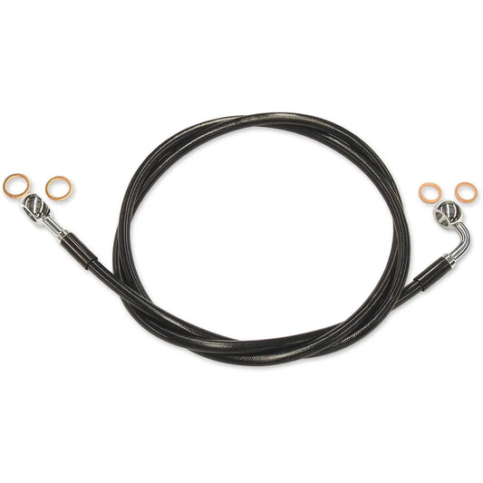 Kit de línea de freno delantero XR de acero inoxidable Extreme Response - Línea de freno - XR - EZ Align - Negro