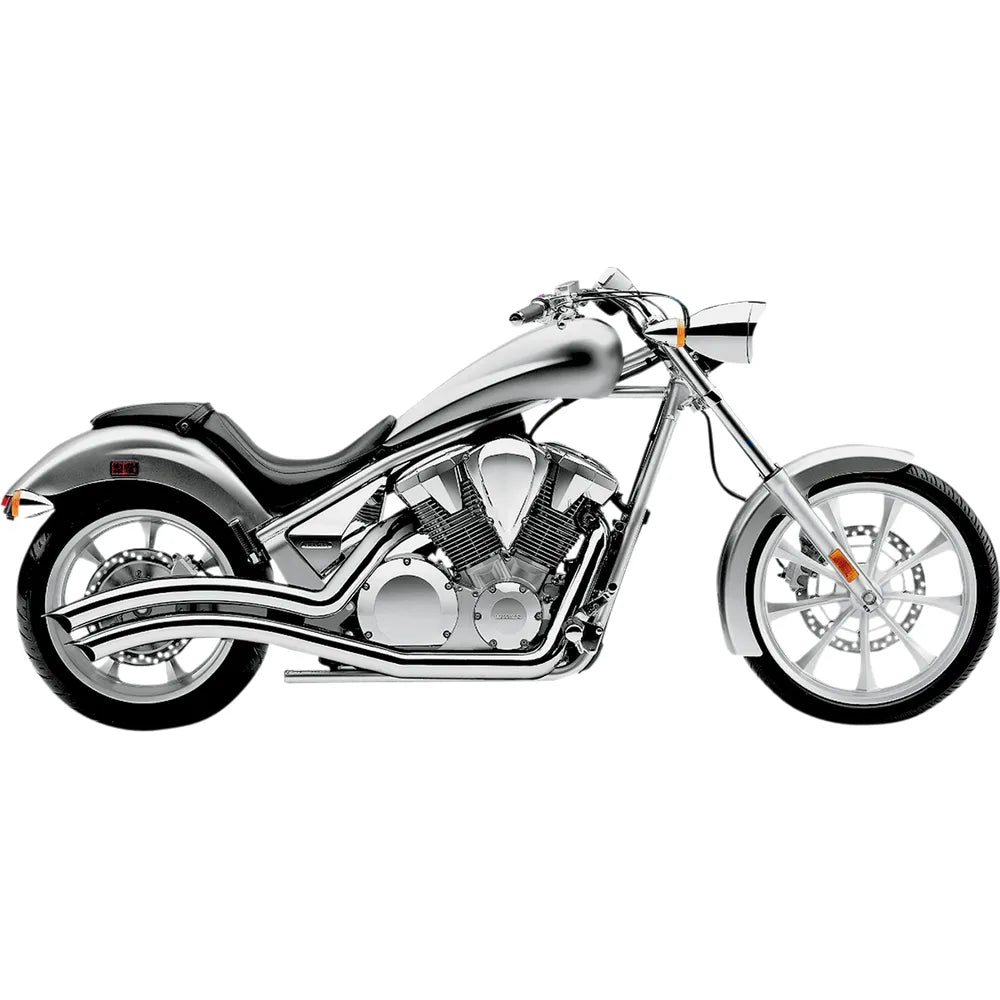 Speedster Swept Exhaust - Chrome - VT1300