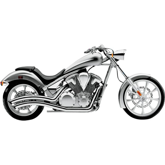 Speedster Swept Exhaust - Chrome - VT1300