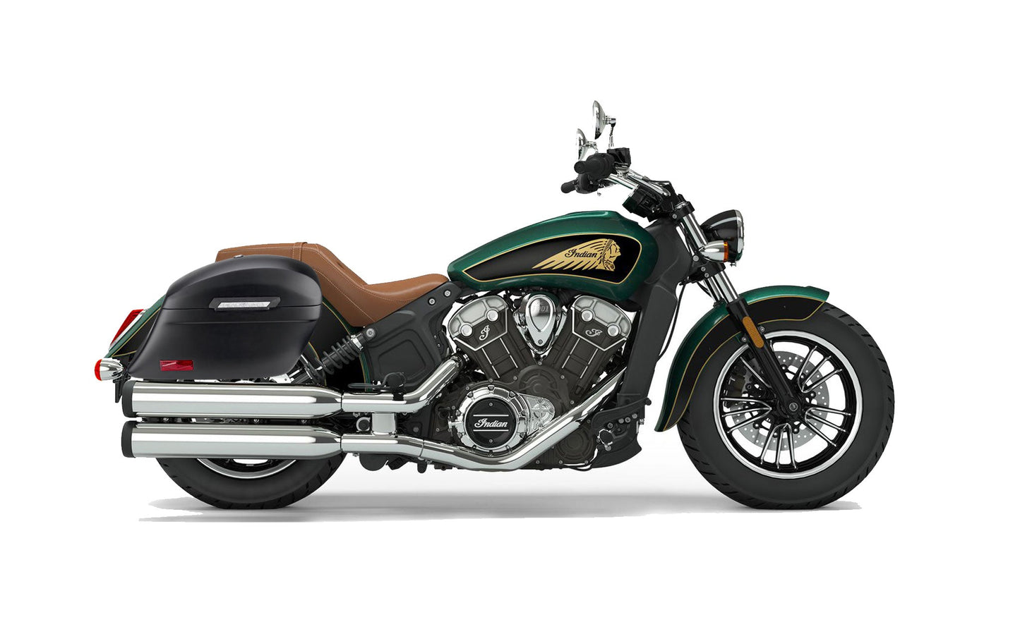 Alforjas Viking Lamellar Stallion Extra Large para Indian Scout
