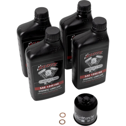Kit de cambio de aceite - indian scout - 15w-60