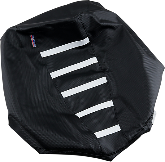 Funda de asiento Gripper - Funda de asiento acanalada - Negro/Blanco - Arctic Cat