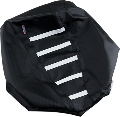 Funda de asiento Gripper - Funda de asiento acanalada - Negro/Blanco - Arctic Cat
