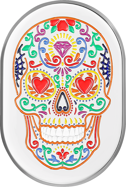 Cubierta de antena - Cubierta de antena - Guardabarros trasero derecho - Sugar Skull - Cromo