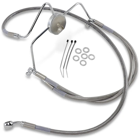 Línea de Freno Delantero de 6" - Acero Inoxidable