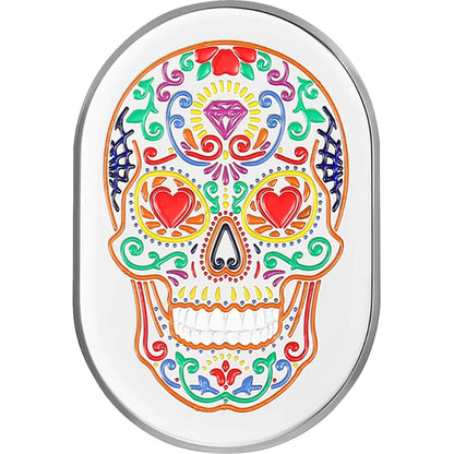 Cubierta de antena - Cubierta de antena - Guardabarros trasero izquierdo - Sugar Skull - Cromo