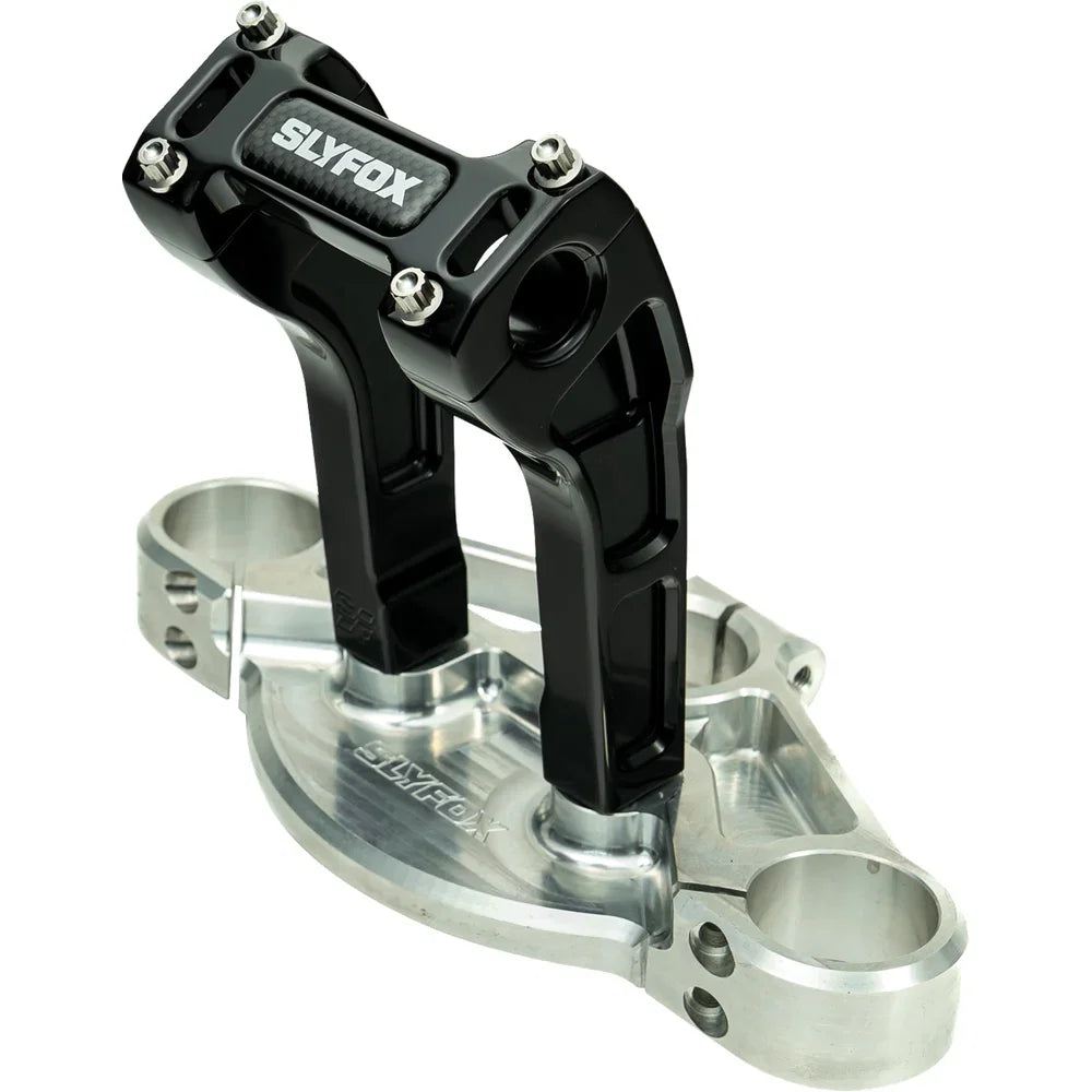Kit SLYFOX Handlebar Riser Pullback 1-1/8" Clamping 6" Rise