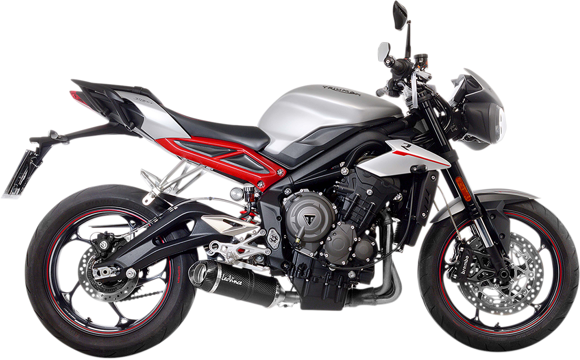 Silenciador Slip-On LV One Evo - Silenciador LV One Evo - Fibra de Carbono - Street Triple 765