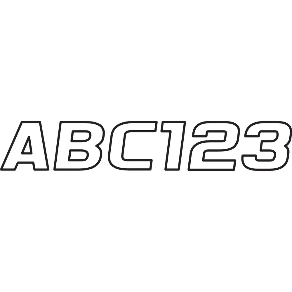 I.D. Sticker Kit - 700 Series - White