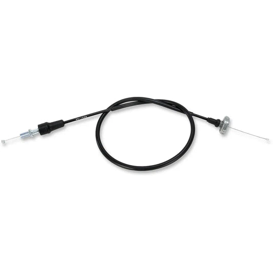 Cable del acelerador de vinilo negro.