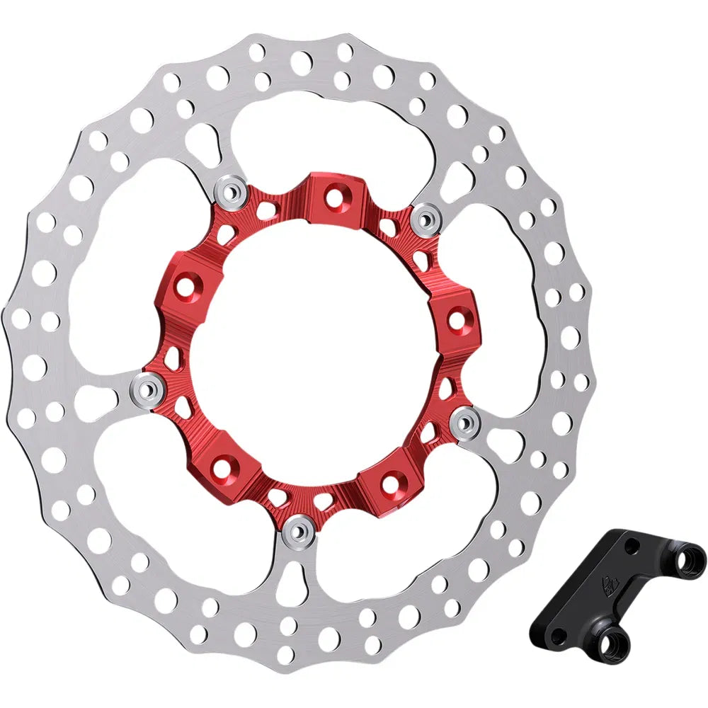 Rotor 14" - Front Left - Red